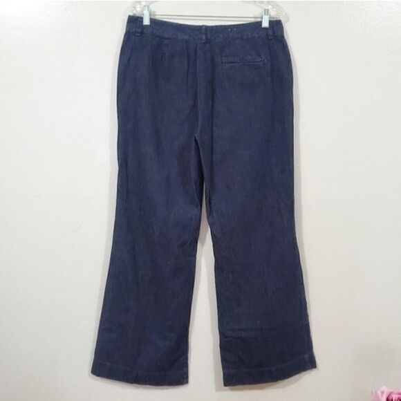 VINTAGE CHAPS Curvy Wide Leg Flare Dark Wash Jeans Size 10 - Picture 9 of 9
